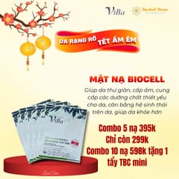 MẶT NẠ DỪA BIOCELL VỚI KHOÁNG TƯƠI VIBA